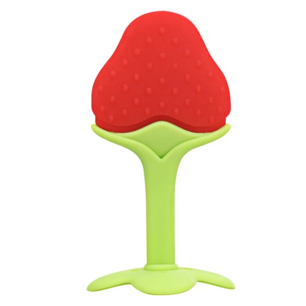 Siliconen handbijtring J2777 rood