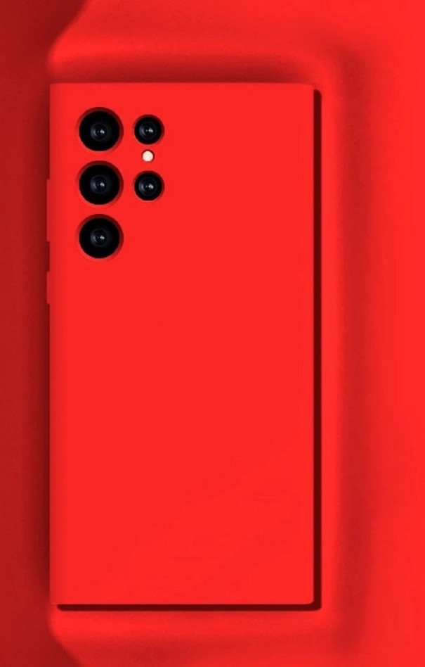 Siliconen hoesje voor Samsung A54 rood