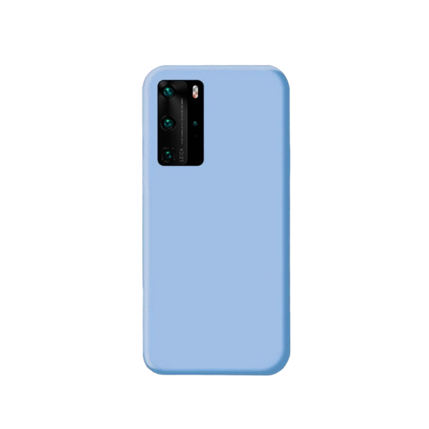 Siliconen hoesje voor Samsung Galaxy A71 lichtblauw