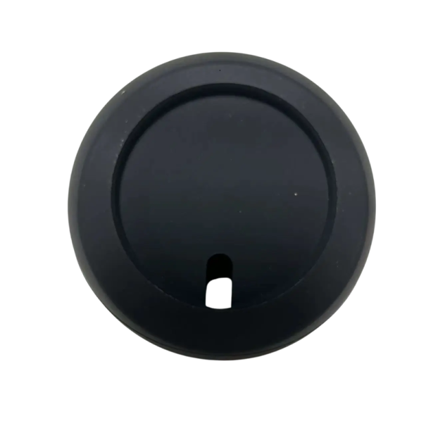 Siliconen houder voor MagSafe-oplaadstation Ronde oplaadstandaard Stabiele basis Oppervlaktebescherming iPhone-accessoires zwart