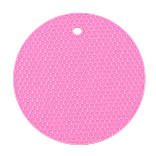 Siliconen keukenmat C225 roze L