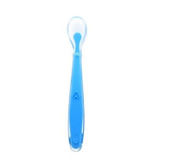 Siliconen lepel voor de kleintjes J2726 blauw
