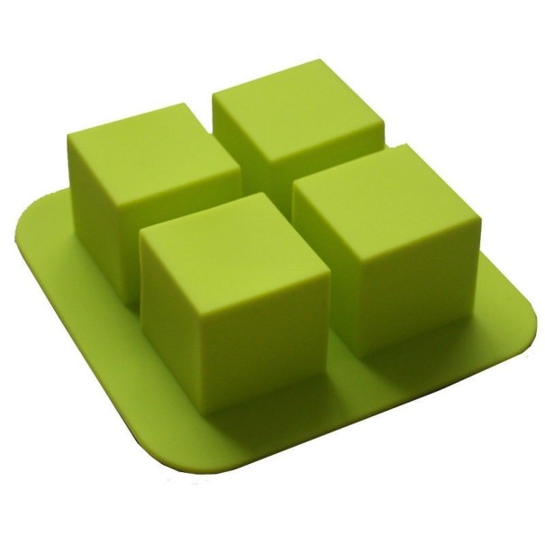 Siliconen mal voor dessertblokjes 1