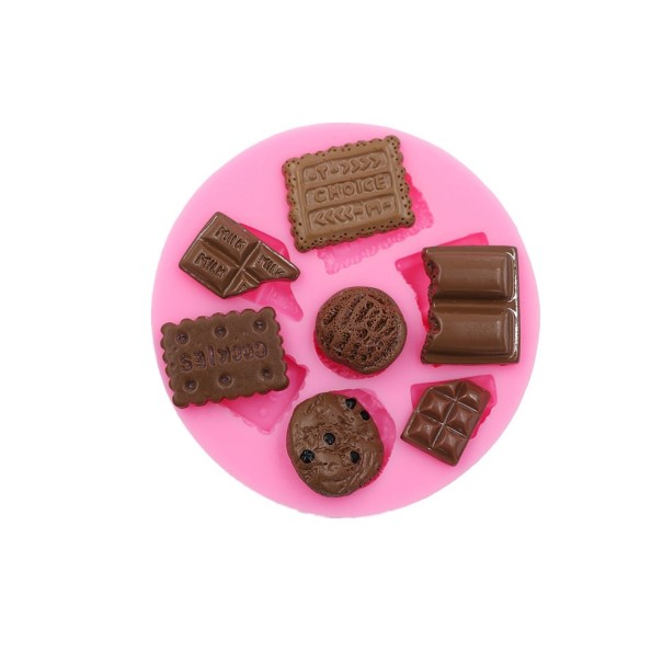 Siliconen mal voor koekjes en chocolade 1