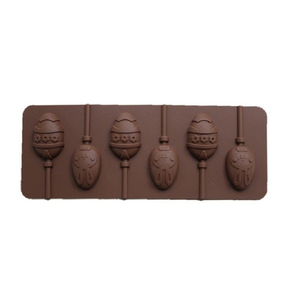 Siliconen mal voor lolly&#39;s en paaseieren 1