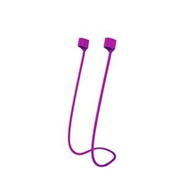Siliconen nekband voor Apple Airpods paars