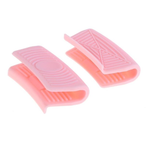 Siliconen ovenwant 2 stuks roze