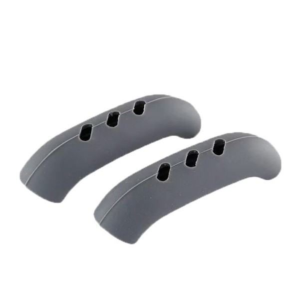 Siliconen pannenlappen 2 stuks grijs