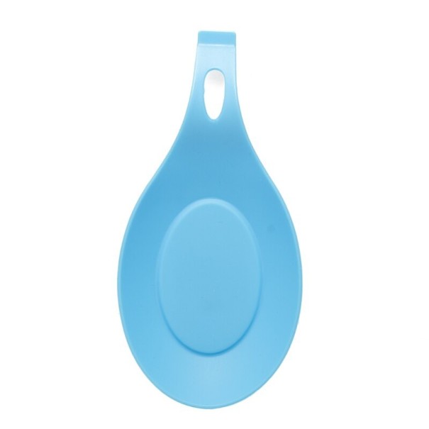 Siliconen pollepel pad blauw