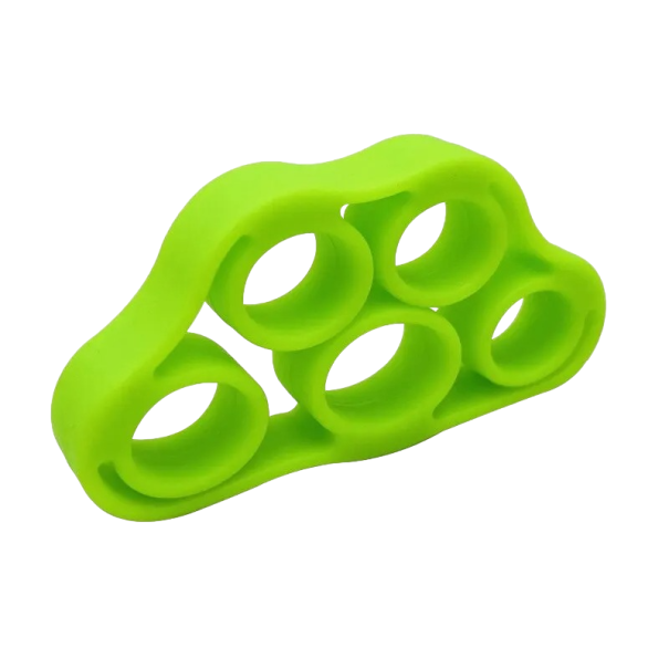 Siliconen Vingerversterker Blauw Fitnesshulpmiddel voor Vingerversterking Vingerversterkingstool Sterkte 3 kg groen