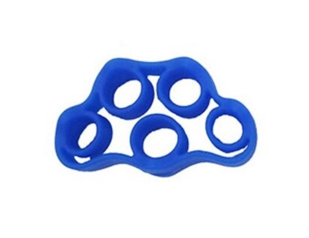 Siliconen vingerversterker blauw