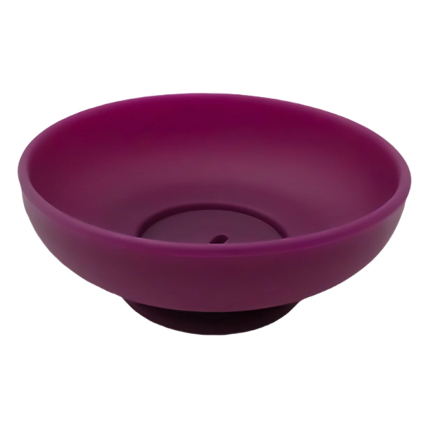 Silikon-Eishalter für Stieleis, 9 x 9 x 3,5 cm, Eiscremehalter für Kinder, waschbar, rutschfest, tropffrei, Silikonform lila