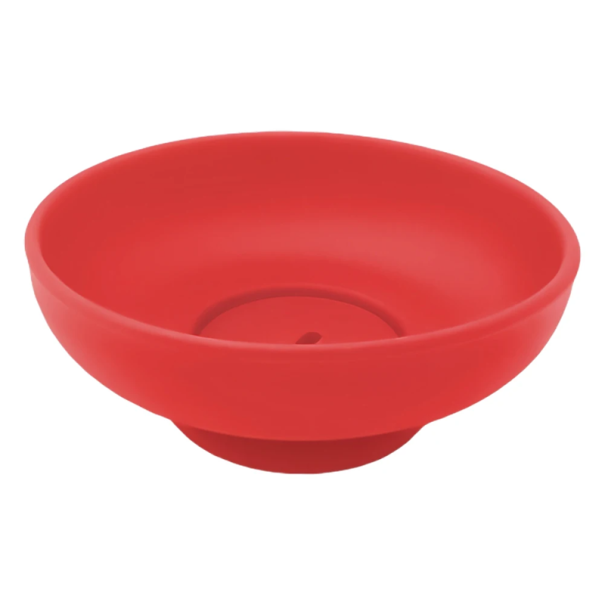 Silikon-Eishalter für Stieleis, 9 x 9 x 3,5 cm, Eiscremehalter für Kinder, waschbar, rutschfest, tropffrei, Silikonform rot