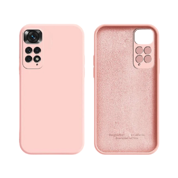 Silikon-Schutzhülle für Xiaomi Redmi Note 10 rosa