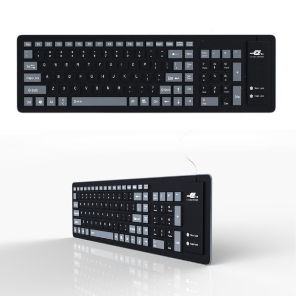 Silikon tangentbord