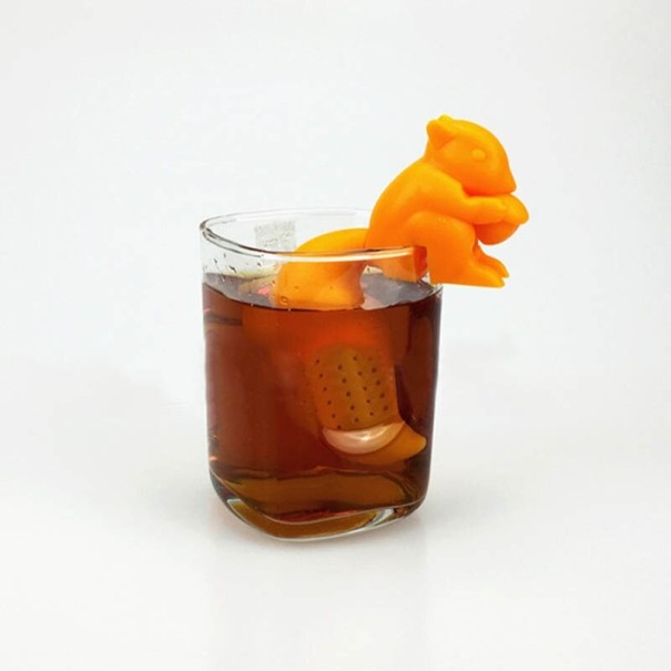 Silikon tesil ekorre orange