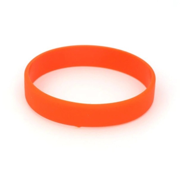 Silikonarmband 2 Stk orange 20 cm