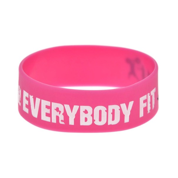 Silikonarmband för män H495 rosa