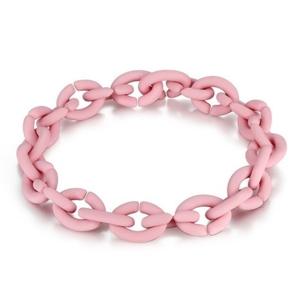 Silikonarmband für Damen rosa