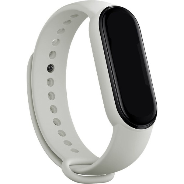 Silikonarmband für Xiaomi Mi Band 5 / 6 T863 hellgrau