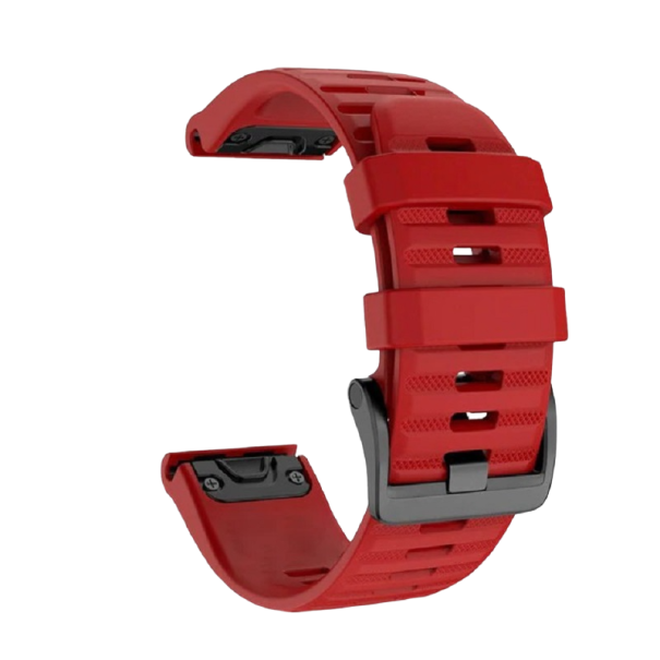 Silikonarmband Garmin Fenix 5/5 Plus 22 mm rot