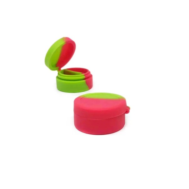 Silikonbehälter mit Deckel kompakte Dose 7 ml / 14 g lebensmittelechtes Silikon silikonbehälter für Kosmetik oder Pulver 1