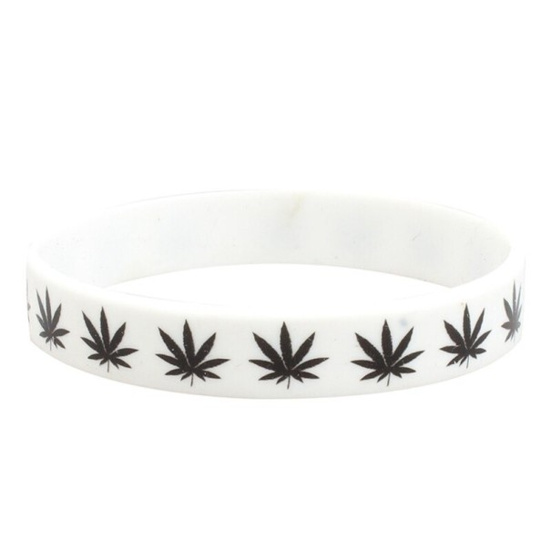 Silikone armbånd J118 hvid