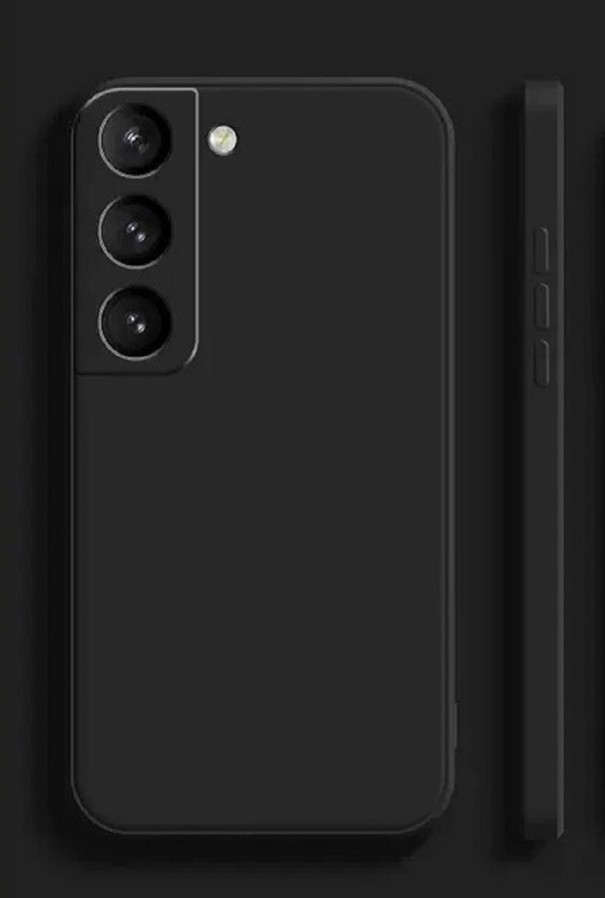 Silikone beskyttelsescover til Samsung Galaxy A54 sort