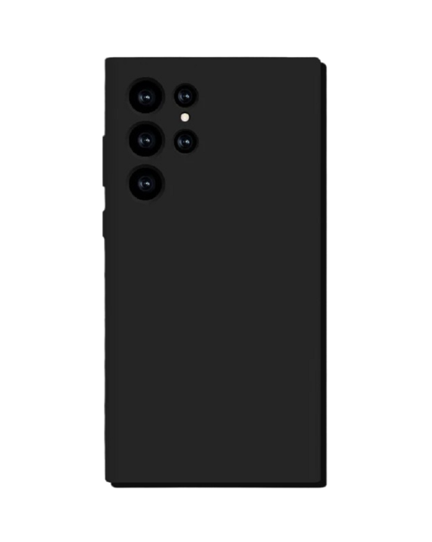 Silikone beskyttelsescover til Samsung Galaxy S22 Ultra B2038 sort