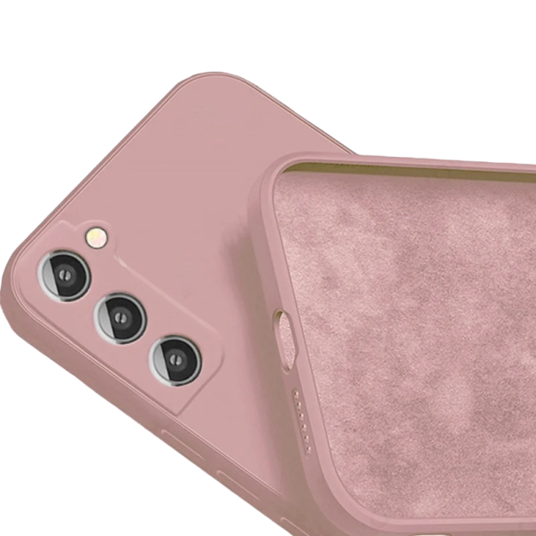 Silikone beskyttelsescover til Samsung Galaxy S22 Ultra B2053 rosa