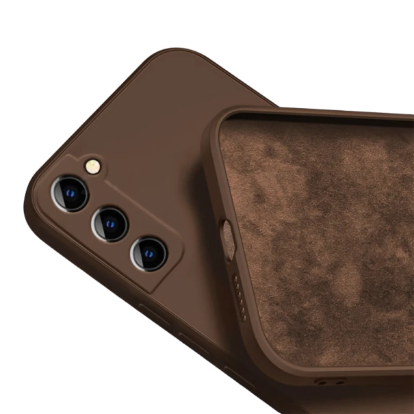 Silikone beskyttelsescover til Samsung Galaxy S23 B2050 brun