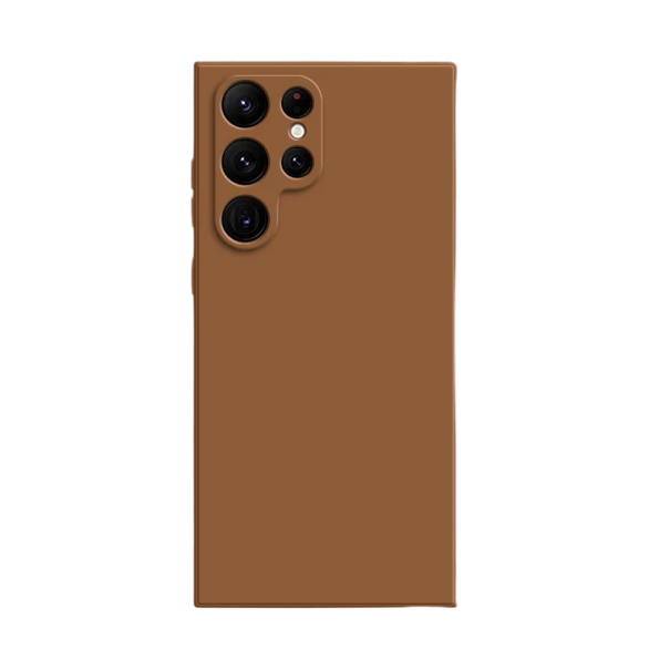 Silikone beskyttelsescover til Samsung S22 Ultra B2058 brun