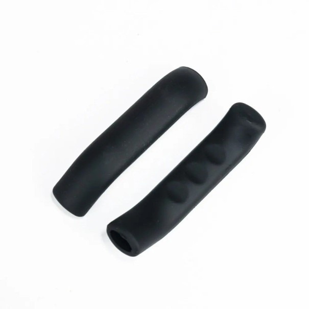 Silikone cykelbremsegrebsdæksler 80 x 12,3 mm skridsikker gelfolie 1 par cykelgrebsbeskyttelsestilbehør sort