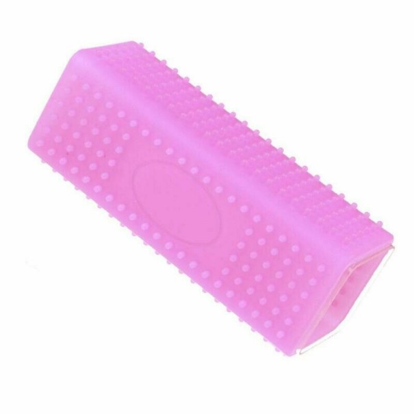 Silikone hårbørste rosa
