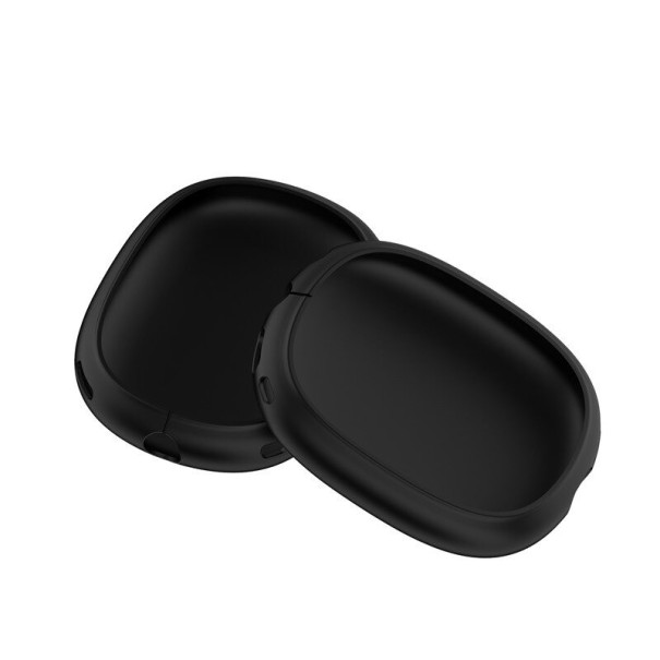 Σιλικόνη κάλυμμα για ακουστικά Airpods Max 2 τεμάχια μαύρο