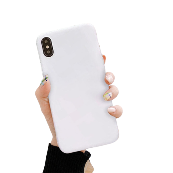 Silikone mat cover til Huawei P30 Pro hvid
