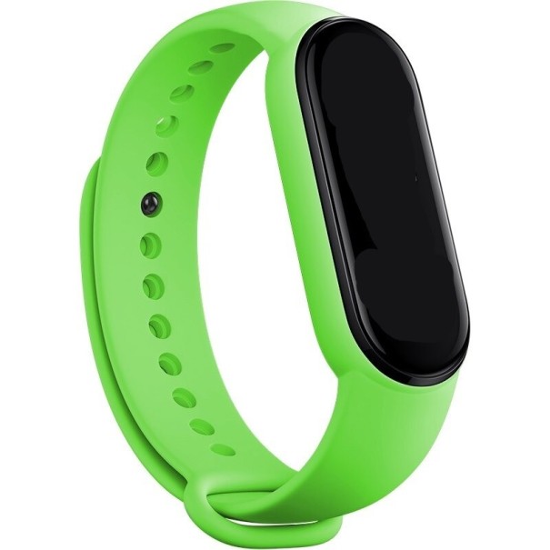Silikone rem til Xiaomi Mi Band 5 / 6 T863 grøn
