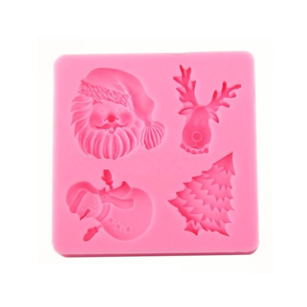 Silikoneform julemotiver 3