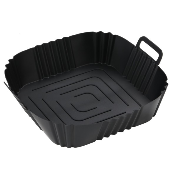 Silikoneform til varmluftfrituregryde 19,5 cm sort