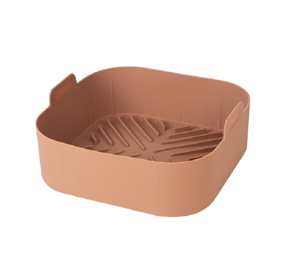 Silikoneform til varmluftfrituregryde 21 cm brun