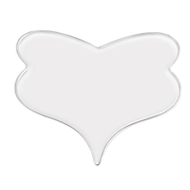 Silikonennap tegen rimpels voor het decolleté 16 x 13 cm Transparante pleister voor de borst Herbruikbaar tegen huidveroudering 1