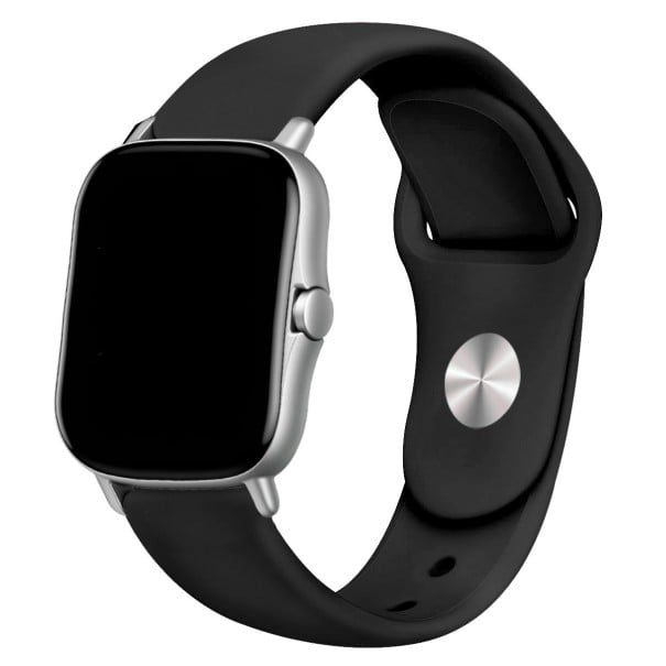 Silikonerem til Amazfit GTS 2 / 2e / 2 mini sort