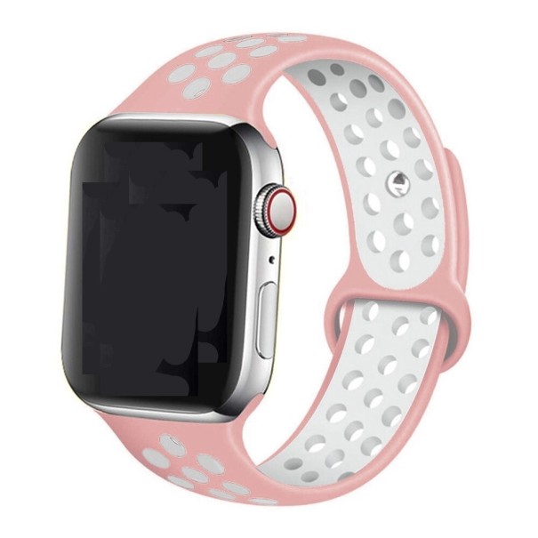 Silikonerem til Apple Watch 38 mm / 40 mm / 41 mm ML T875 lyserosa