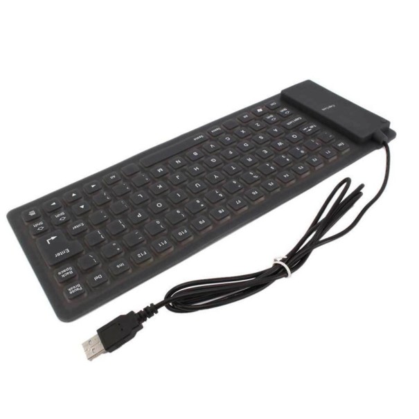 Silikonetastatur K339 sort