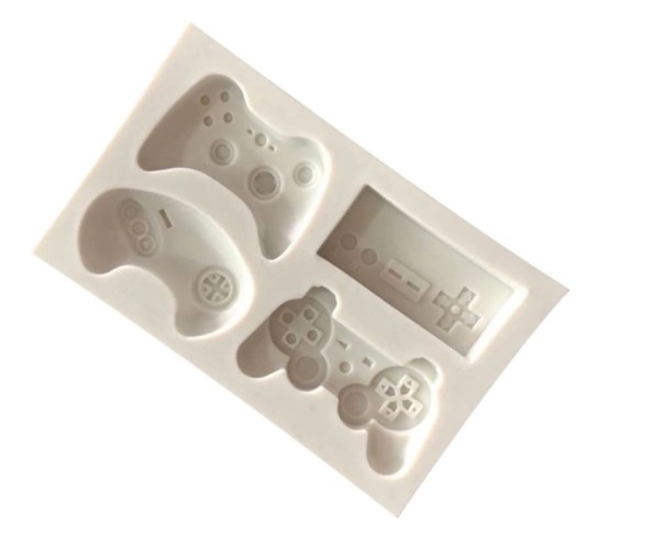 Silikonform des Gamecontrollers grau