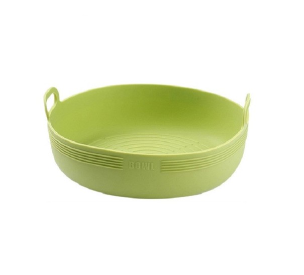 Silikonform för varmluftsfritös 19 cm grön
