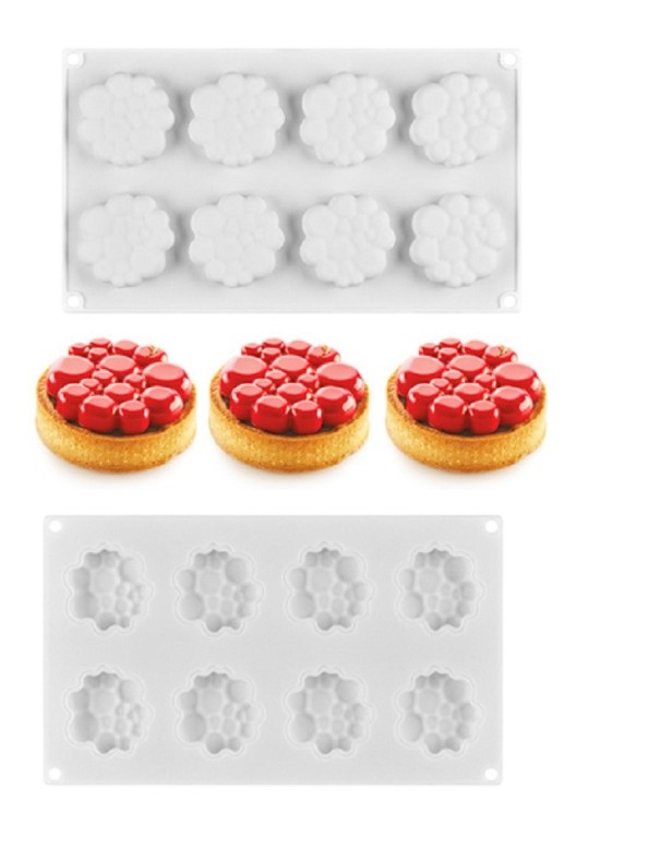 Silikonform für Desserts 10