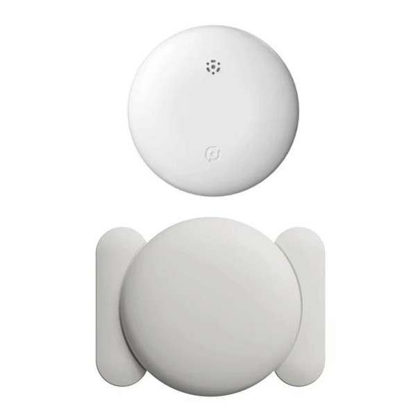 Silikonikuorinen S10-lokaatio iPhone tai Android Apple Find My ja Google Find My Vedenkestävä Avaimille ja Matkatavaroille valkoinen