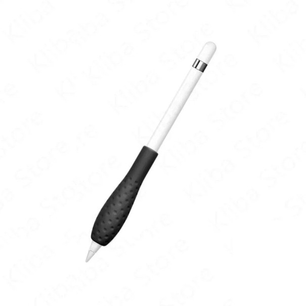 Σιλικόνινη θήκη για Apple Pencil 1 2 3 Χρωματιστή αντιολισθητική προστατευτική θήκη για stylus για iPad μαύρο