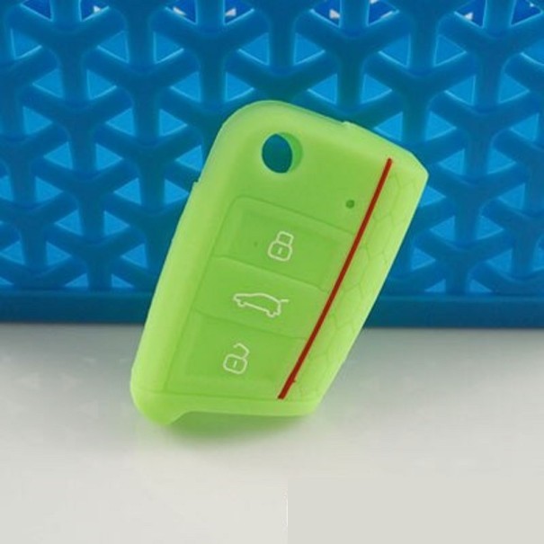 Silikoninen avainkotelo Skodalle vihreä